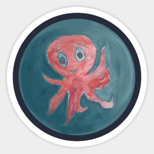 Baby Octopus Sticker